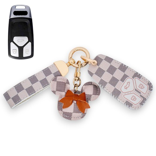 Leather key case for audi - pu,