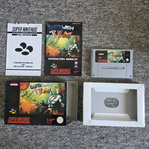 Earthworm jim snes - earthworm,