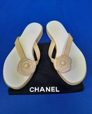 CHANEL - Flip Flops - UK Size 4 -  (our ref GA )