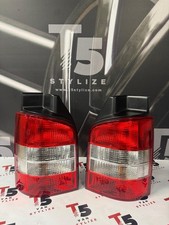 GENUINE VW T5.1 TRANSPORTER CARAVELLE REAR LIGHTS TAILGATE MODEL MATCHING PAIR