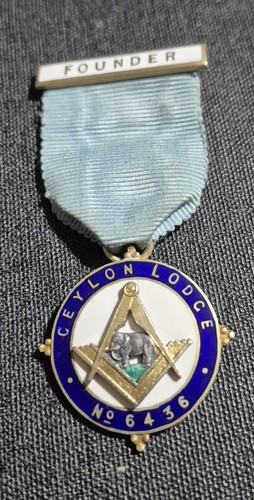 Masonic founders jewel ceylon - masonic, jewel-ceylon