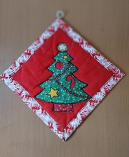Quilted Christmas Tree pot