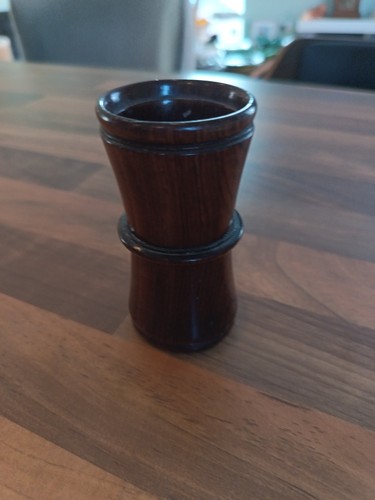 19thc lignum vitae treen dice - vitae,