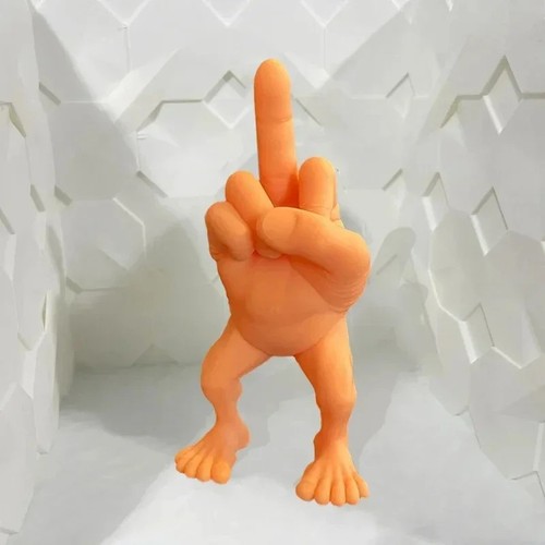 Funny middle finger figurine - funny,