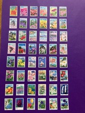 2 Packs Japan Flowers Themed Postage Stamps. Ref 189