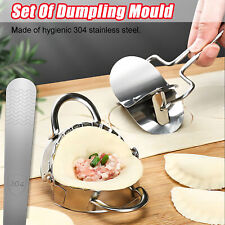 Stainless Steel Dough Press Dumpling Pie Mould Maker Cooking Pastry Kitchen Tool