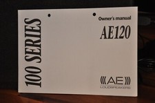 Acoustic Energy AE120 Owner's Manual from 90's