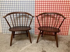 2x Ercol Windsor Cowhorn Cow