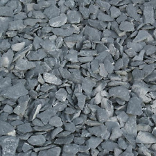 Decorative Graphite Grey Slate 20mm Chippings Garden Gravel Patio Path 20Kg