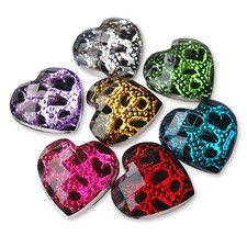 Leopard Print Love Heart Foil