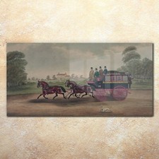 Print on Glass painting horses