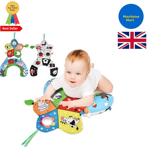 Soft plush tummy time - soft,