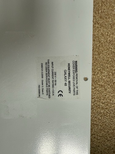 Honeywell galaxy alarm - galaxy, 48