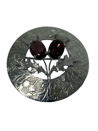 Mizpah scottish thistle - scottish, brooch