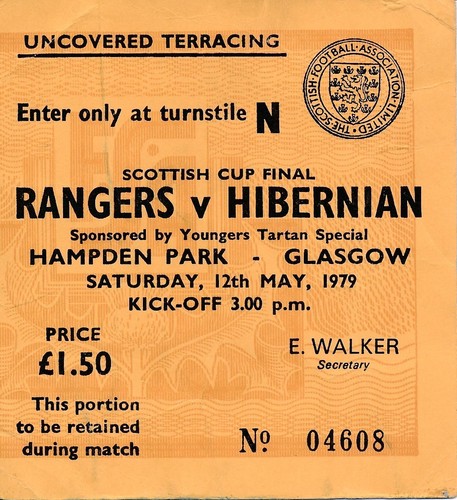 Ticket scottish cup final - ticket:,