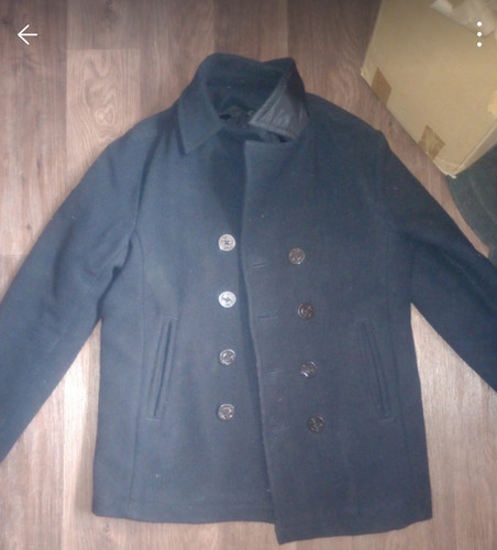Mens schott pea coat - pea,