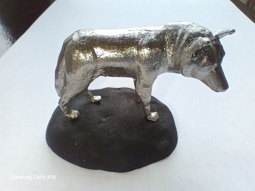 Timber wolf pewter figurine - timber,