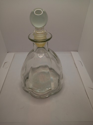 Large glass perfume bottle - large,