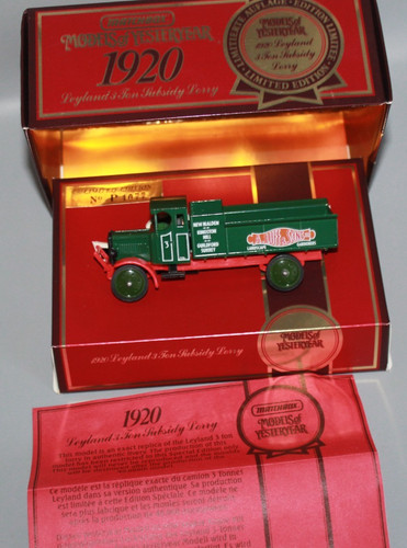 Matchbox models yesteryear - models,