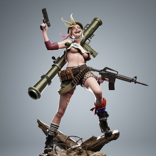 Tank girl scale hand - girl,,