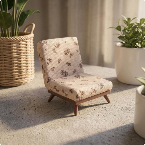 Fabric sofa miniature - fabric,