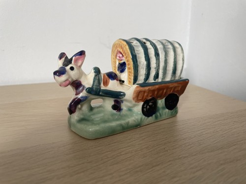 Vintage ceramic novelty donkey - vintage,