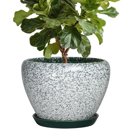Inch ceramic flower pots - ceramic,