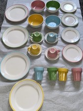 Ikea DUKTIG 22 Piece Ceramic milkshake Tea Set Kid's play set plates pans