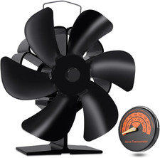 Stove Top Fan Wood Log Burner