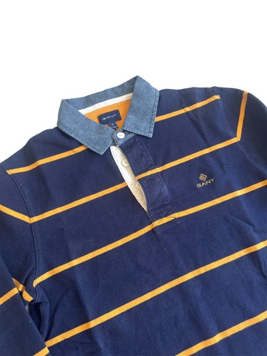 Gant mens navy rugby polo - gant,