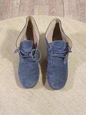 Clarks Women's Grey Suede Lace