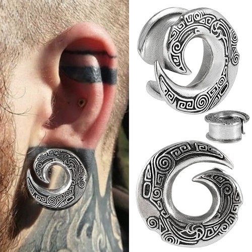 1pair spiral horn ear plugs - horn,