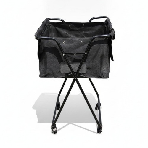 Foldable ball collection cart - foldable,