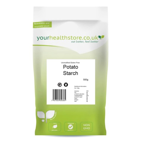 Unmodified potato starch 500g - potato,