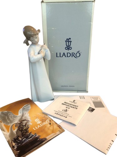 Vintage lladro girl with - vintage,