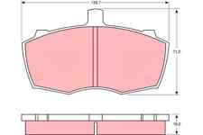 Brake Pad Set, disc brake for