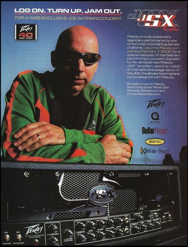 Joe satriani peavey jsx - satriani,