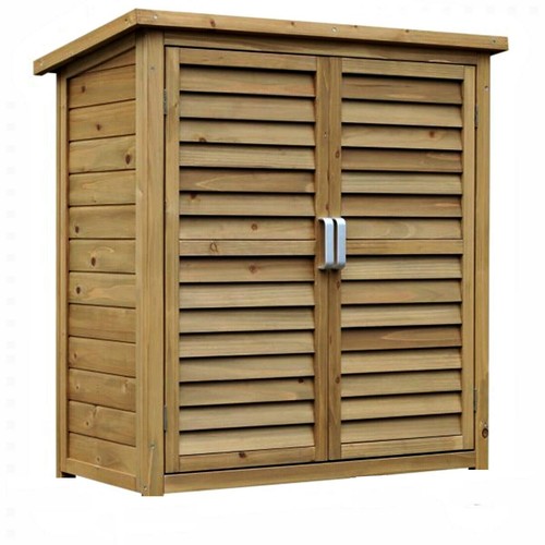 Wooden garden shed - garden,