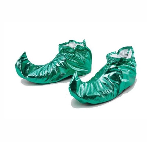 Metallic green jester - metallic, shoe