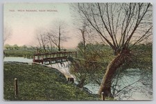 Weir Newark near Woking Surrey