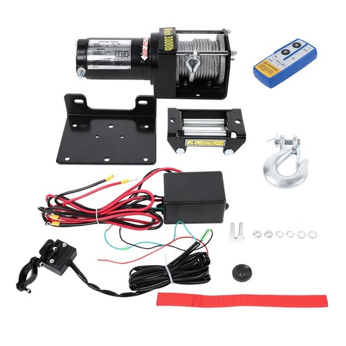 Electric recovery winch kit - recovery,