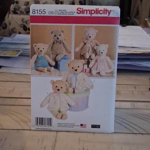 Simplicity 8155 teddy bear - 8155,