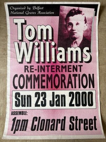 Tom williams internment - williams, re-internment