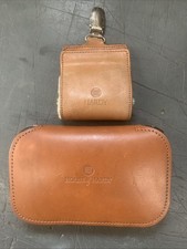 2 X HARDY LEATHER FLY WALLETS FOR SALMON/SEA TROUT/TROUT FLY FISHING.