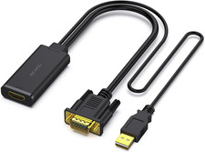 VGA to HDMI Adapter, 1080P