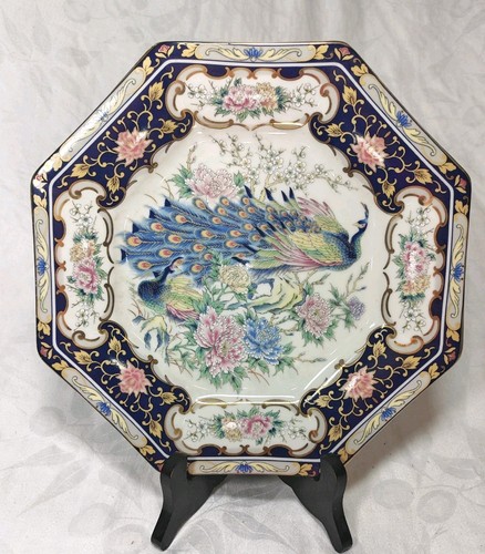Vintage octagonal peacock - vintage,