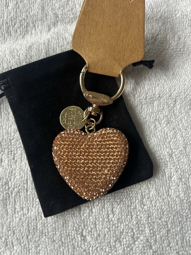 Sparkly rose gold heart bag - rose,