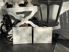 2 VTG PINE WHITE RAISED PANEL