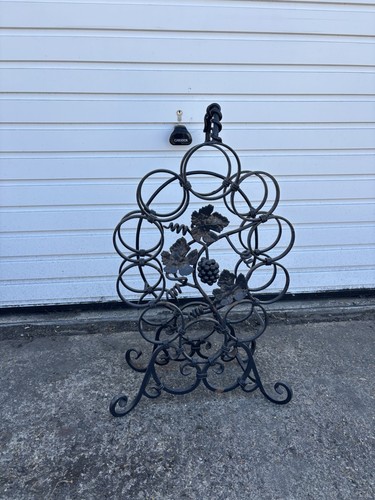 Vintage wrought iron - iron, wine