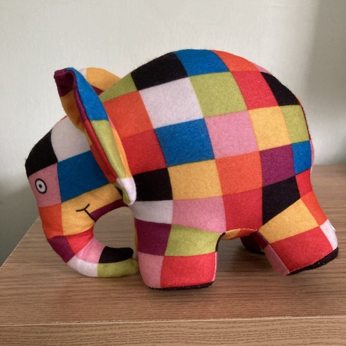 Elmer the elephant plush - ,